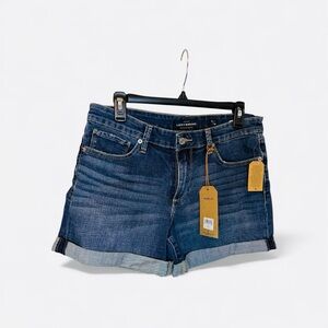 Lucky Brand Women's Dark Blue Jean Shorts